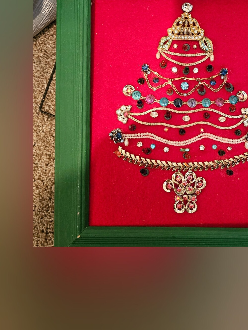 Costume Jewelry Light Up Christmas Tree Decor